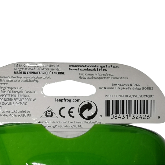 LeapFrog LeapPad 2 Gel Skin, Green Protective Cover (LeapPad2/2P, LeapPad1) New - Picture 8 of 8